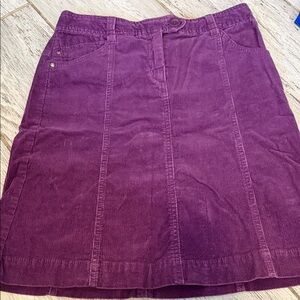H&M Purple Corduroy Women's Skirt  Size 6